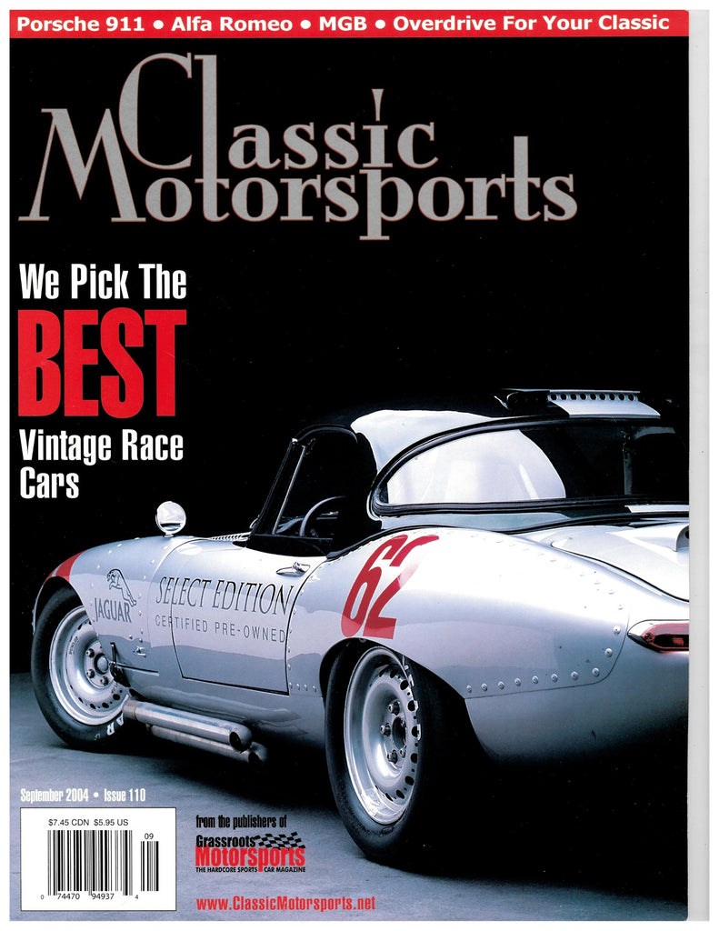 September 2004 - We Pick the BEST Vintage Race Cars