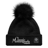 Classic Motorsports Logo Columbia Pom-Pom Beanie (Black)