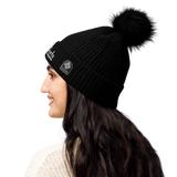 Classic Motorsports Logo Columbia Pom-Pom Beanie (Black)