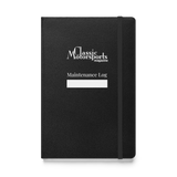 Hardcover Bound Maintenance Log Book