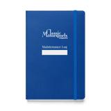 Hardcover Bound Maintenance Log Book