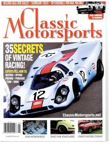 January 2010 - 35 Secrets of Vintage Racing!