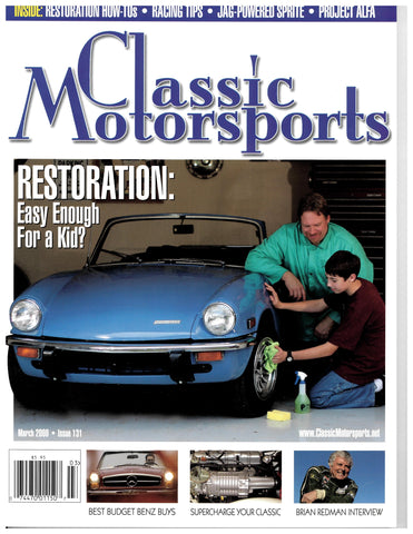 March 2008 - Restoration: Easy Enough For a Kid?