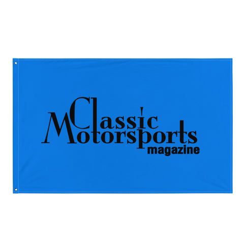 Classic Motorsports Logo Flag (Blue)