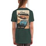 "Speed... Danger... Thrills!" Vintage Racing Youth Short Sleeve T-Shirt