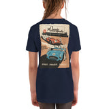 "Speed... Danger... Thrills!" Vintage Racing Youth Short Sleeve T-Shirt